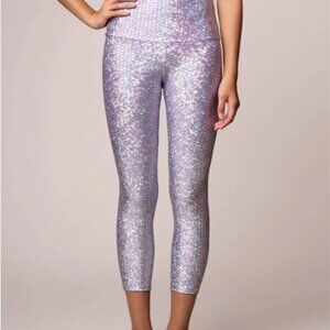 Emily Hsu Designs Lavender Mermaid 7/8 Legging BNWT Size S